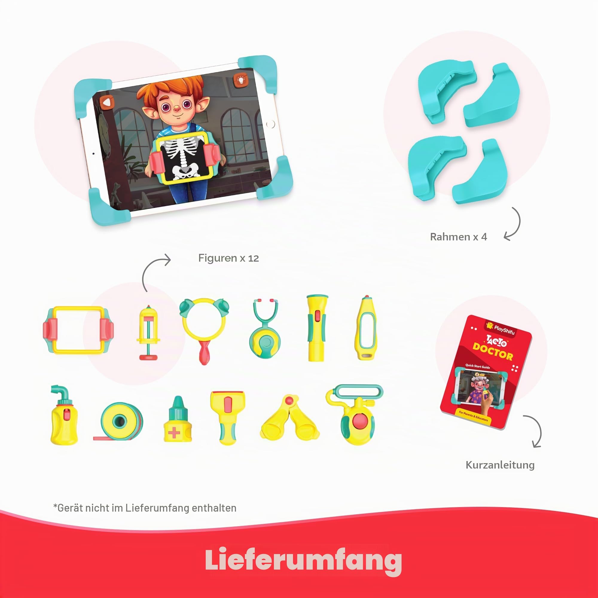 PlayShifu STEM Spielzeug für Kinder – Tacto Doctor (interaktives Kit + App) – Rollenspiel mit echtem STEM-Lernen