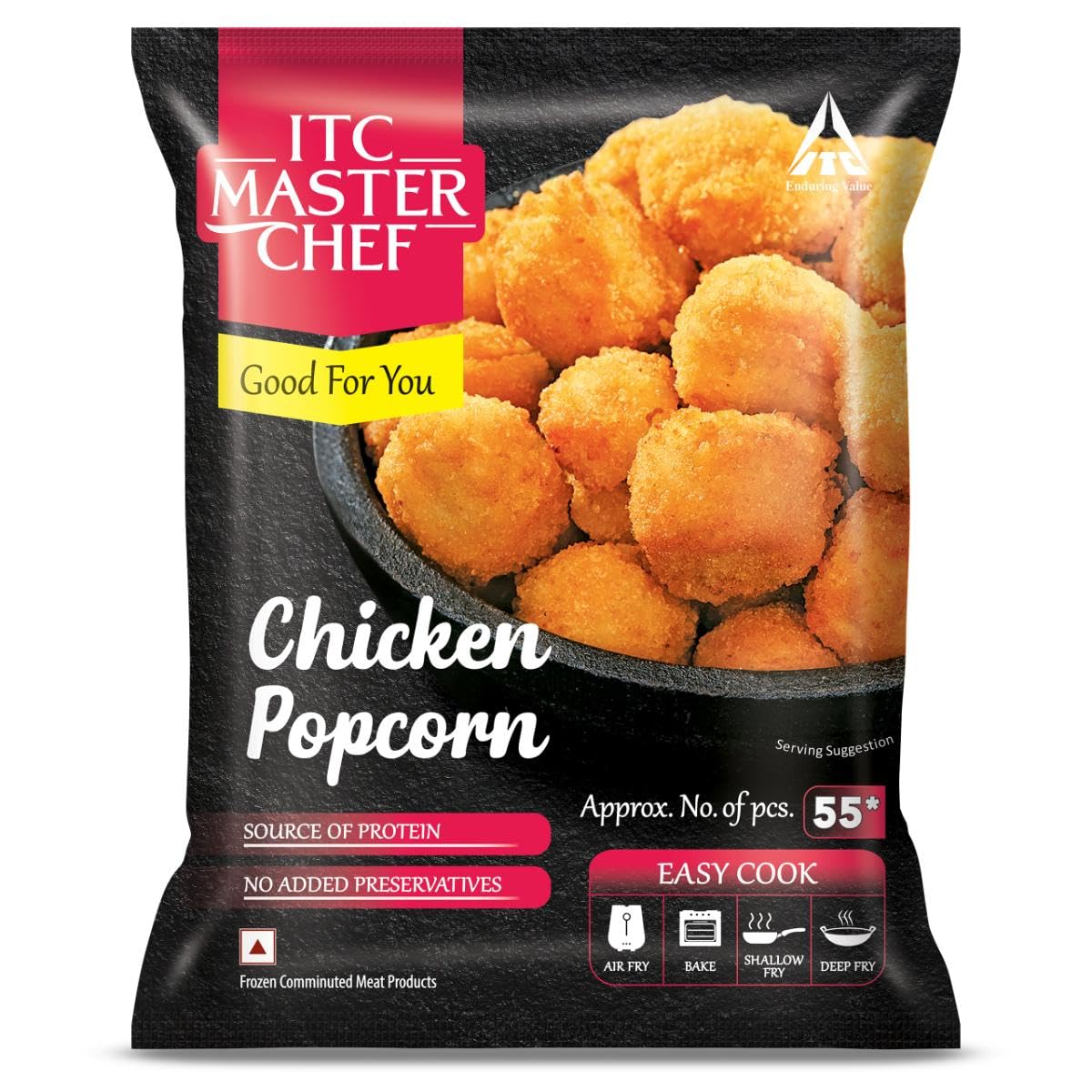 ITC Master Chef Chicken Popcorn, Source of Protein, No Added Preservatives, 500 g