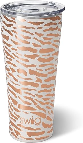 Swig Life Vaso XL de 32 onzas, vaso de café aislado con tapa, apto para vasos, apto para lavavajillas, acero inoxidable, tazas de viaje extra