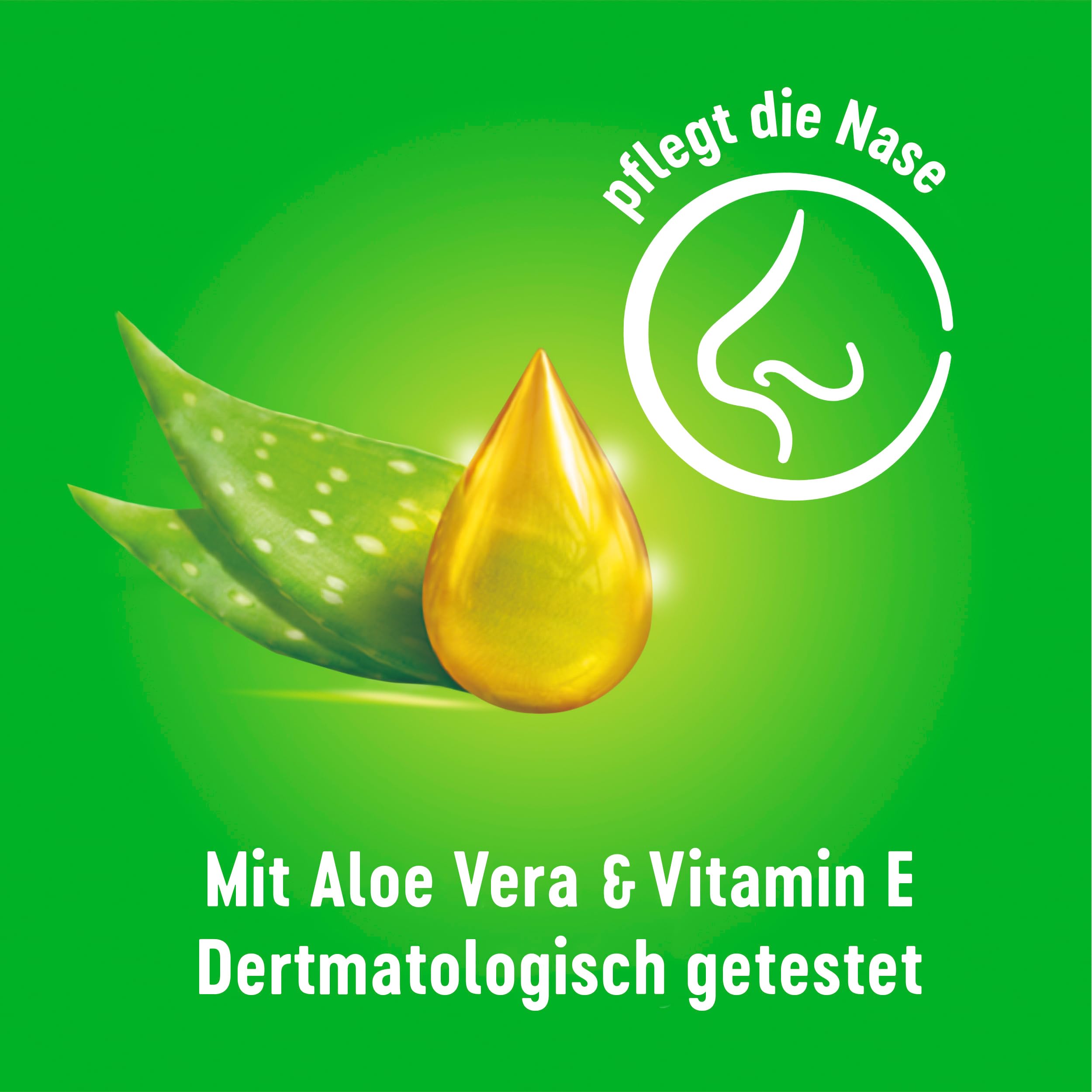 Kleenex Balsam Taschentücher-Box,Aloe Vera & Calendula,4-lagig,24x56 Tücher