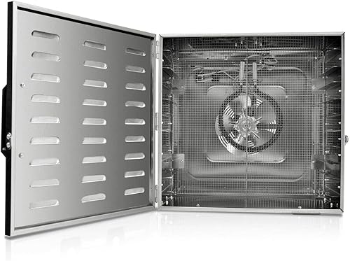 Miniatura 2 de INTSUPERMAI Máquina deshidratadora de alimentos de 10 capas, máquina comercial de acero inoxidable para secador de frutas y verduras, secadora de