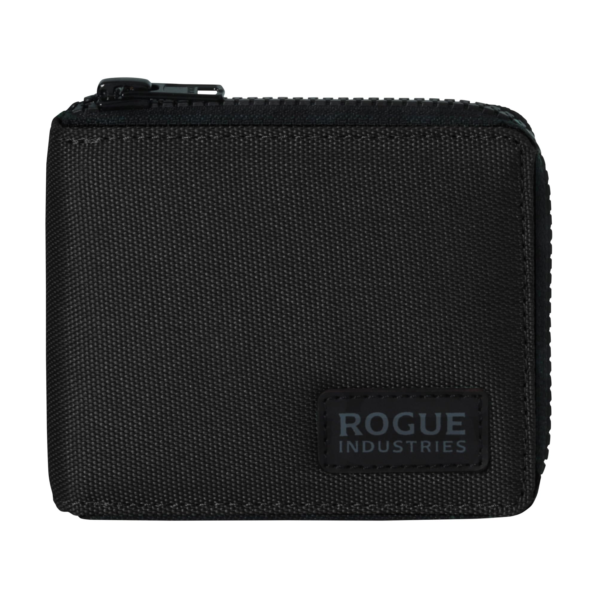 ROGUE WALLET Interior Genuine Leather Wallets for Men - RFID Blocking Robust Outer Nylon Wallets - Full Cash Slot and Expandable Coin Pouch - Gift for
