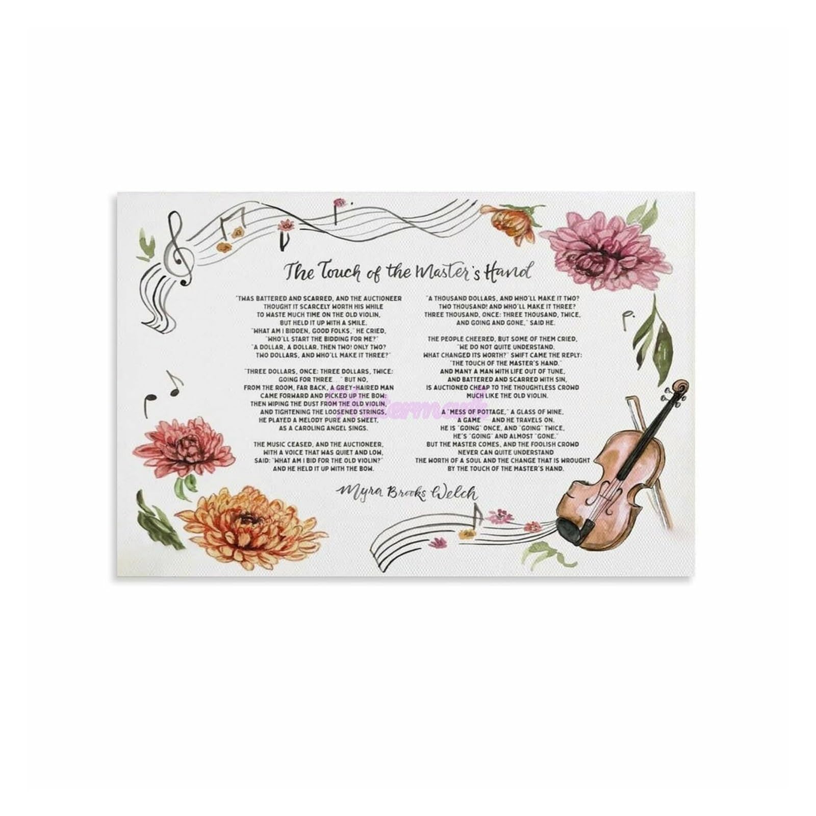 CBQZCHWDKT The Masters Hand Poem Tin Sign Vintage Style Christian Inspirational Quote Metal Wall-Art for Prayer Room Church Decor 8 X 12 in