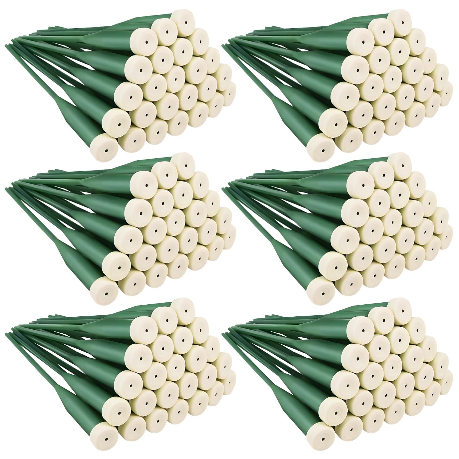 Tubes d'eau florale avec bouchons en caoutchouc étanches pour structure de bouquet