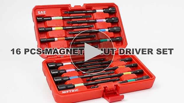 SEMn☆816 Amazon.com: SENNMONN Magnetic Nut Driver Set, 16 PCS Long