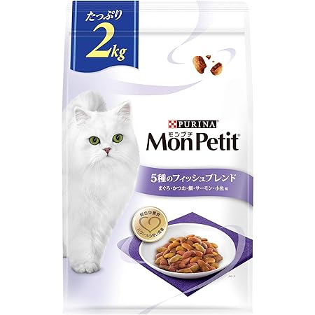 Amazon Amazon Co Jp限定 モンプチ キャットフード バッグ 毛玉ケア 5種のブレンド 2kg モンプチ ペット用品 通販