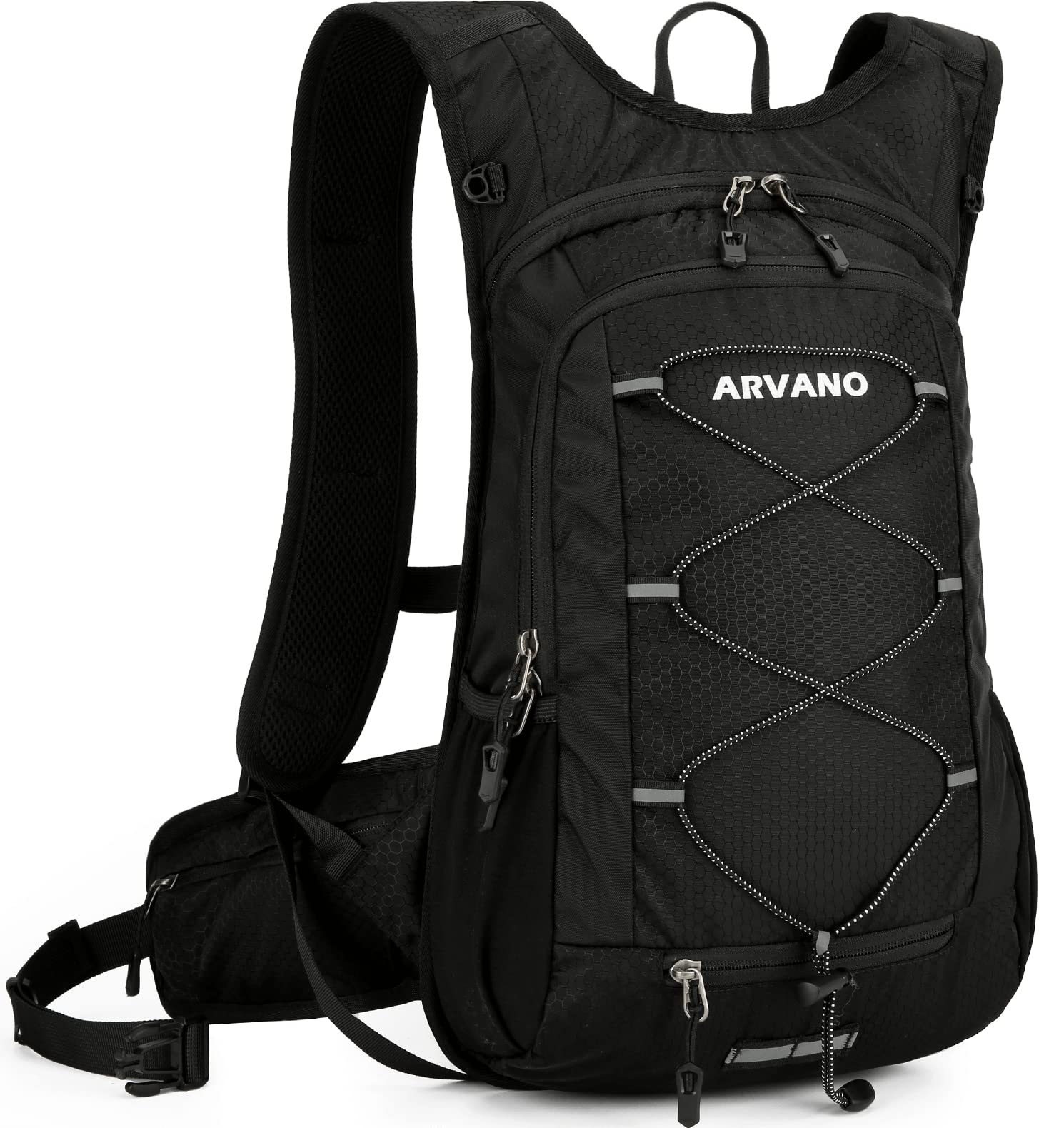 Arvano Bicycle Backpack Lightweight Ski Backpack Small Hiking Backpack MTB Bicycle Backpacks 15L Multifunctional Running Backpack for Men and Women