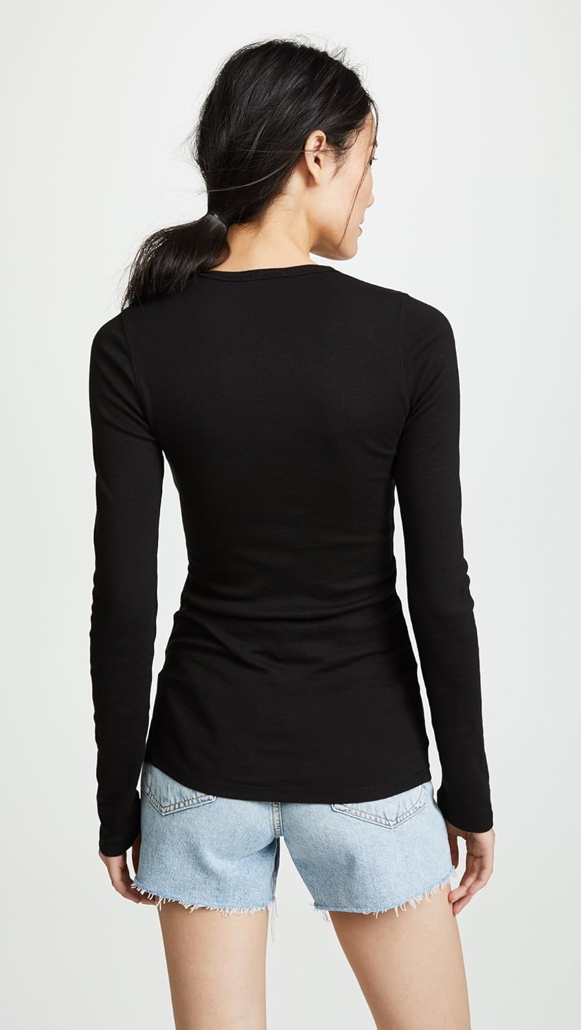 Splendid Women's 1x1 Crew Neck Tee - Image 6