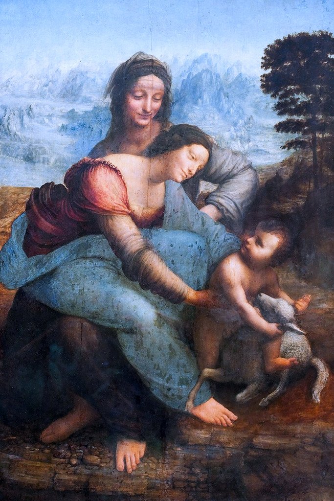 Amazon.com: Leonardo Da Vinci The Virgin And Child With St Anne