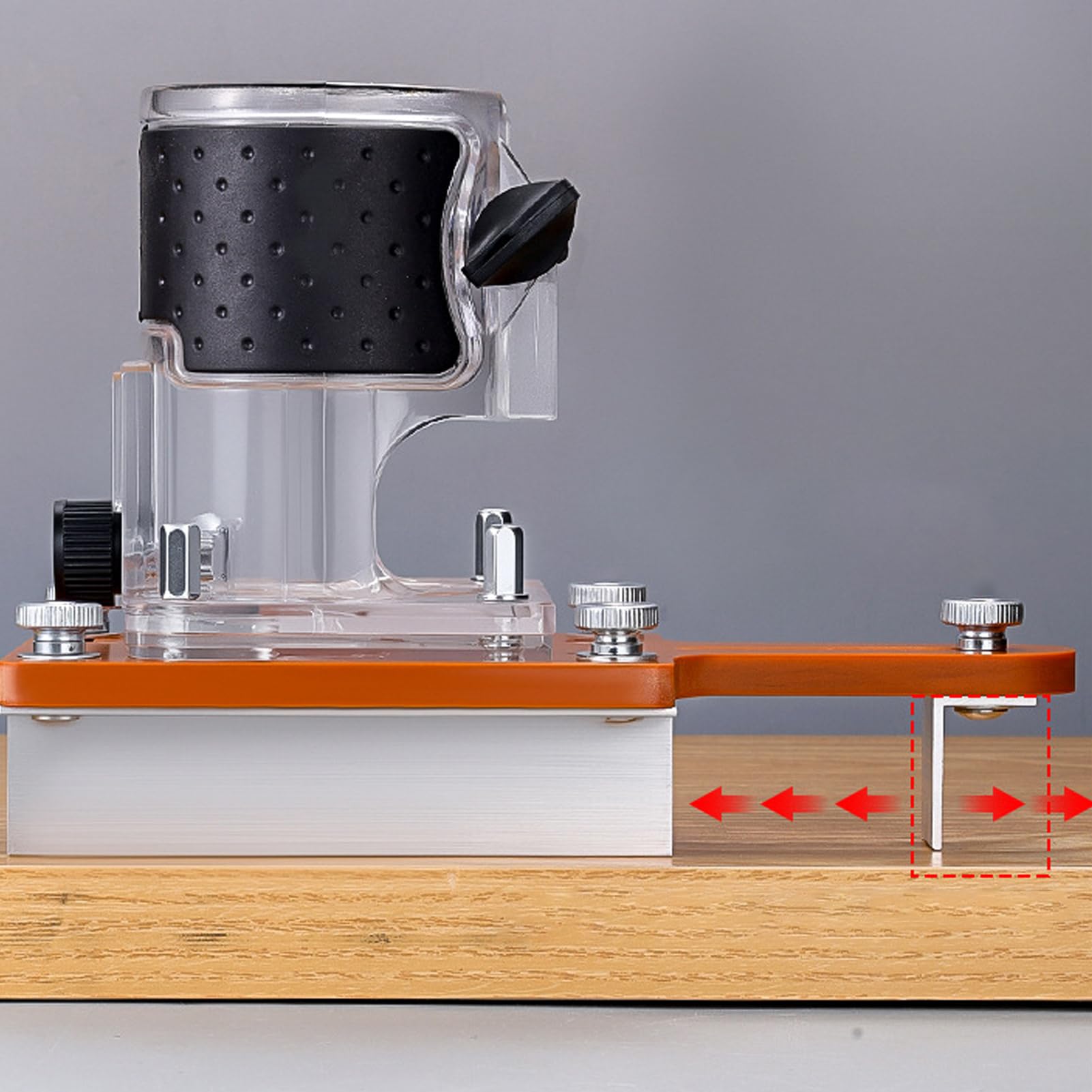 Template Router,Jig Ergonomico per Lavorazione del Legno - Guida Regolabile per Scanalature Ad per Tavole Falegnami Appassionati Fai Da Te Ebanisti