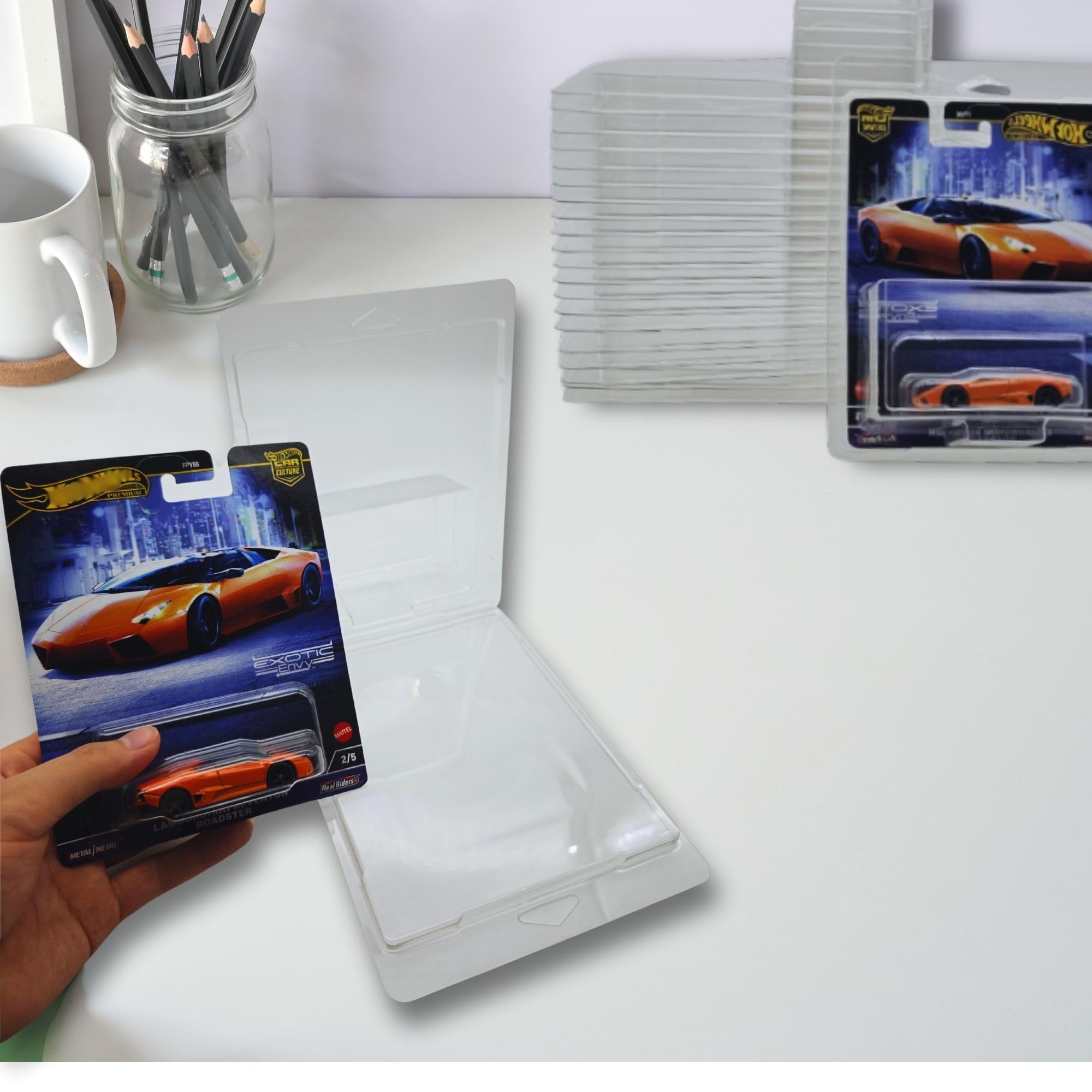 Amazon.co.jp: Hot-Wheelsプレミアムモデルディスプレイ収納ケース対応