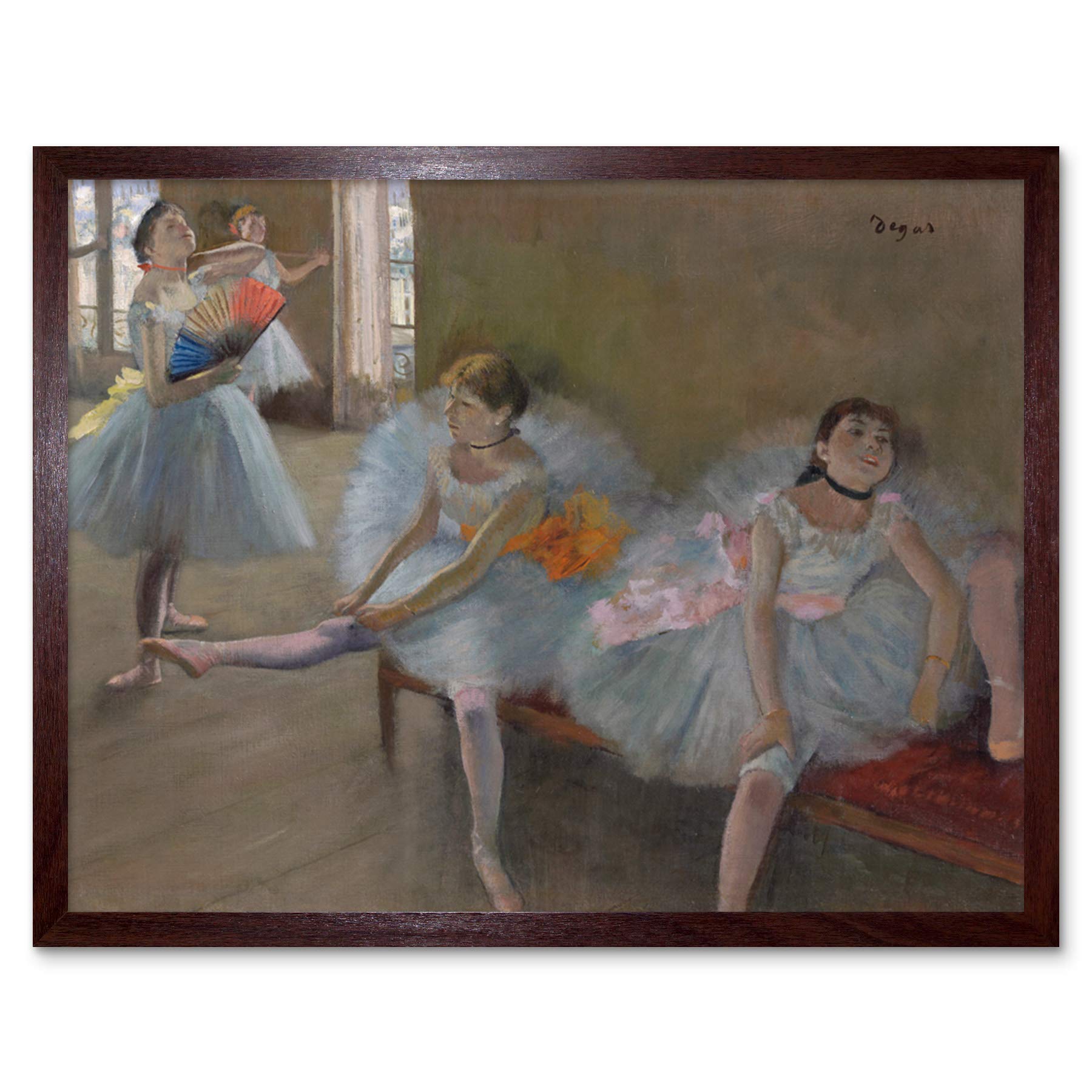 Degas vintage ART poster【踊り子】 Amazon.co.jp: Edgar Degas Dancers In The Classroom C1880 Painting