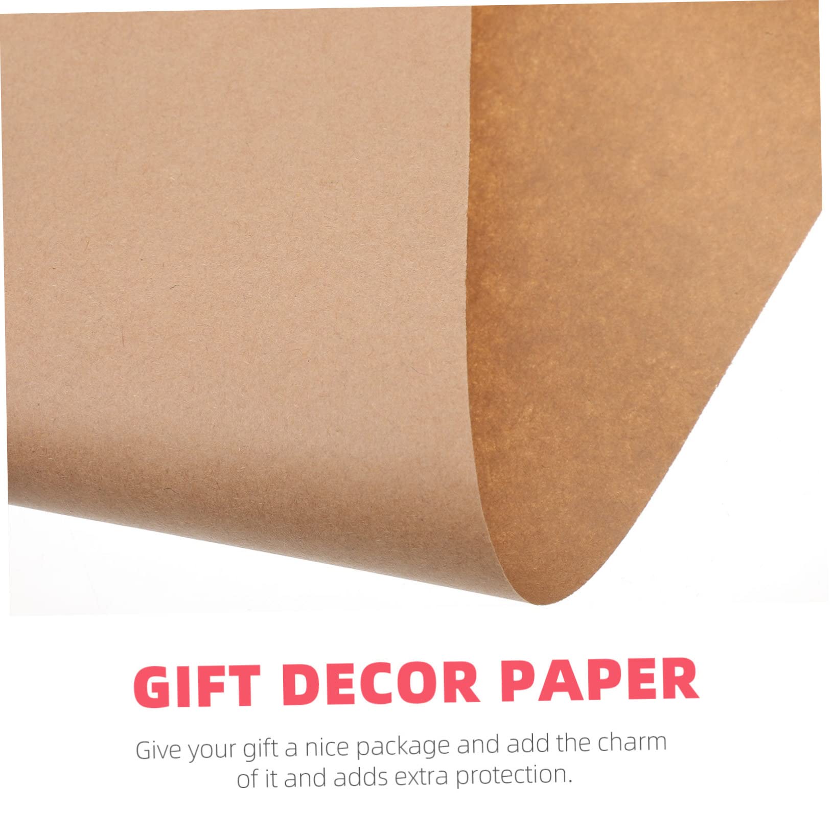 HOMSFOU Kraftpapier Rolle Braunes Packpapier für DIY Handwerksprojekte Hochzeiten und Dekoration Vielseitig Einsetzbar für Verpackungen und Bastelarbeiten