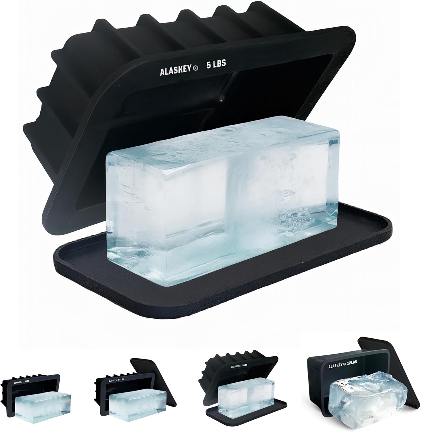 Alaskey® Extra Large Ice Block Mold Shape 5 lbs Ice