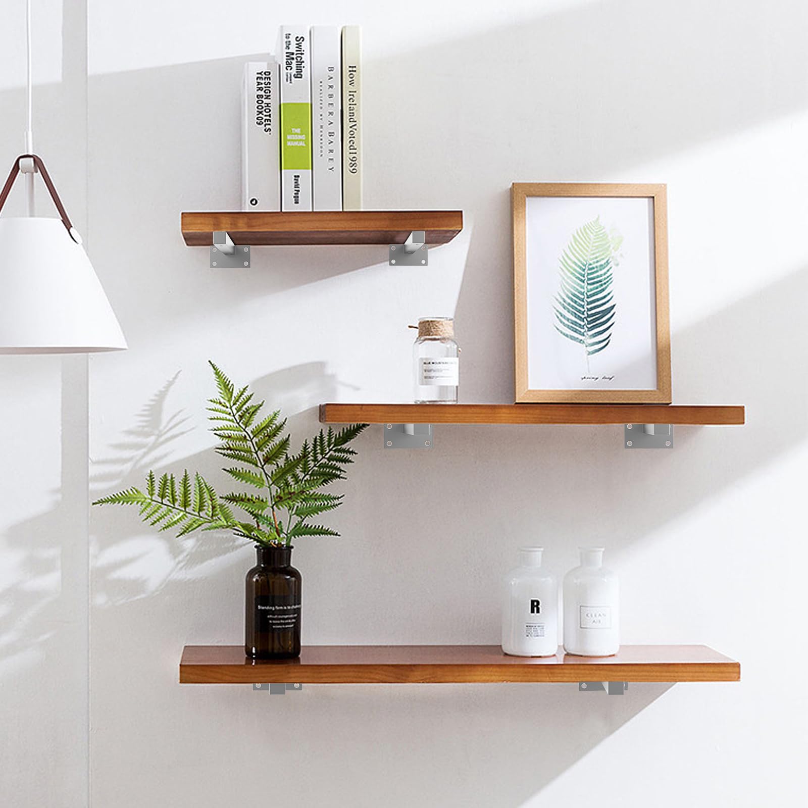 Pack of 4 Wall Brackets, Shelf Brackets, Heavy Duty Brackets, Wall Shelf, Goods Holder - Image 4