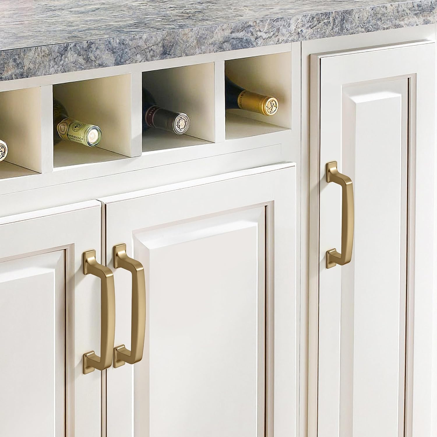 KHTUMEWARE-80266 Brushed Brass Appliance Pulls CTC 12 in (305 mm) in Brushed Brass — KHTUMEWARE