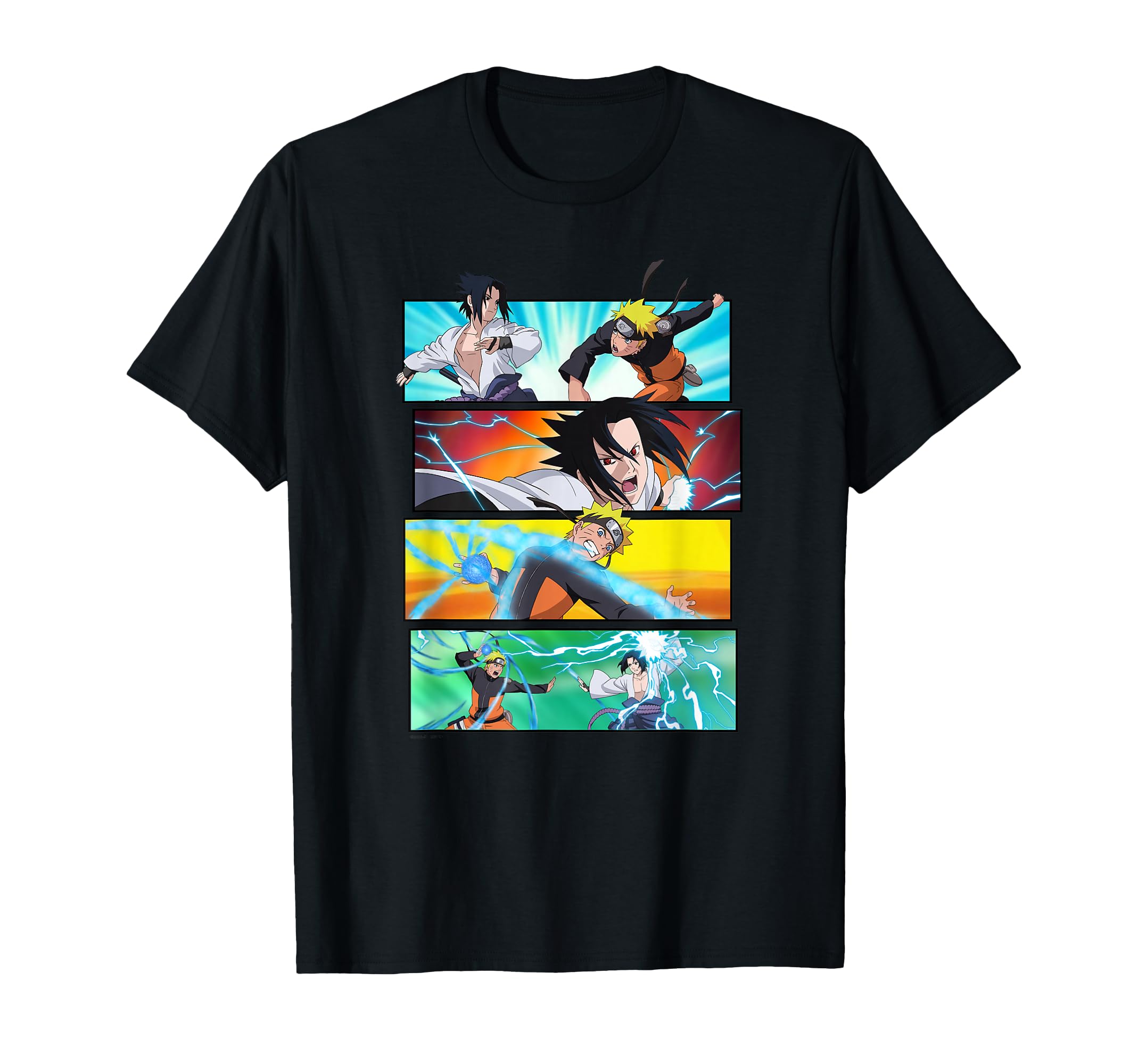 Shippuden Naruto vs Sasuke T-Shirt