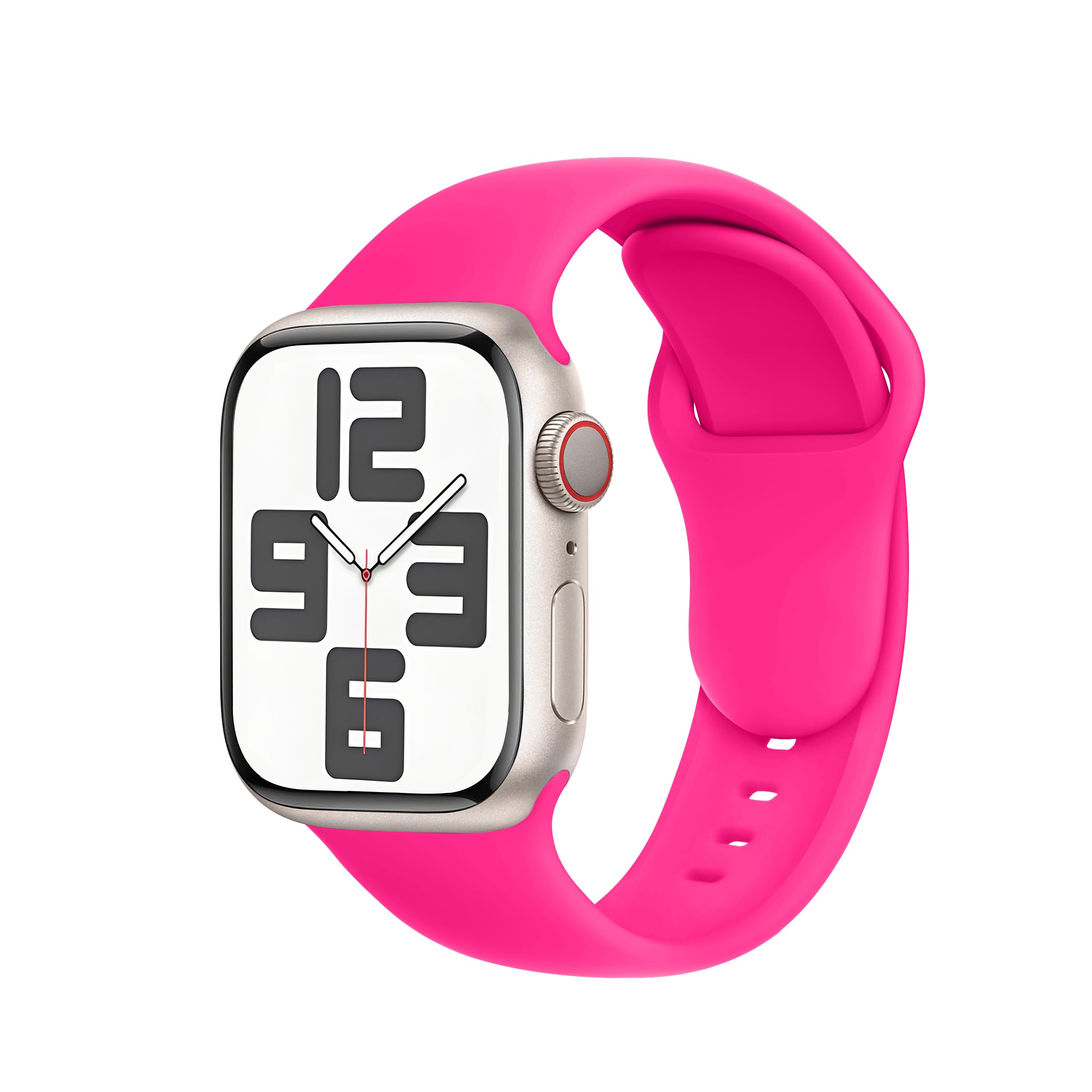 SRena SBC1 for Cinturino Apple Watch 38 40 41 42 44 45 46 mm,Ultra e Ultra 2,SE,Serie 7/8/9/10 - Compatibile con Tutti i Modelli,Rosa Rosa