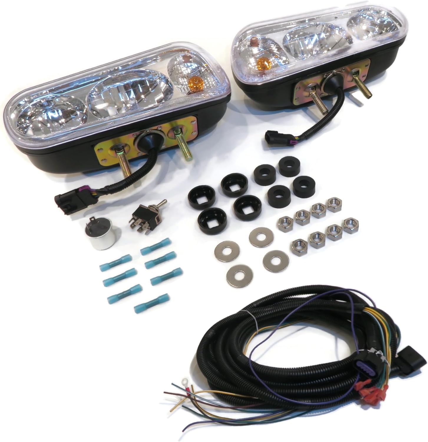 The ROP Shop | New Universal Halogen HEADLAMP Light KIT for Buyers SAM 1311100 for Meyer Fisher