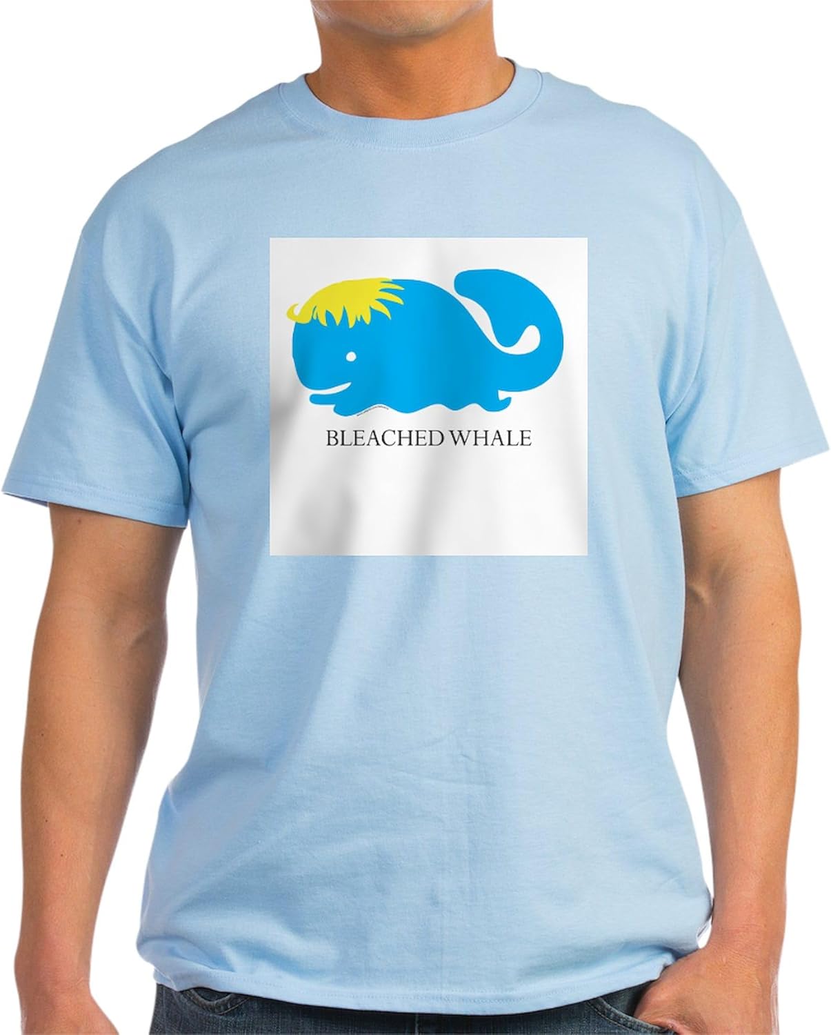 Amazon.com: CafePress Bleached Whale Light T Shirt Men's