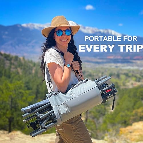 Miniatura 8 de Hamaca portátil con soporte, la mejor hamaca Mock ONE del mundo, hamaca plegable compacta enmarcada con toldo ajustable para parque, patio trasero,