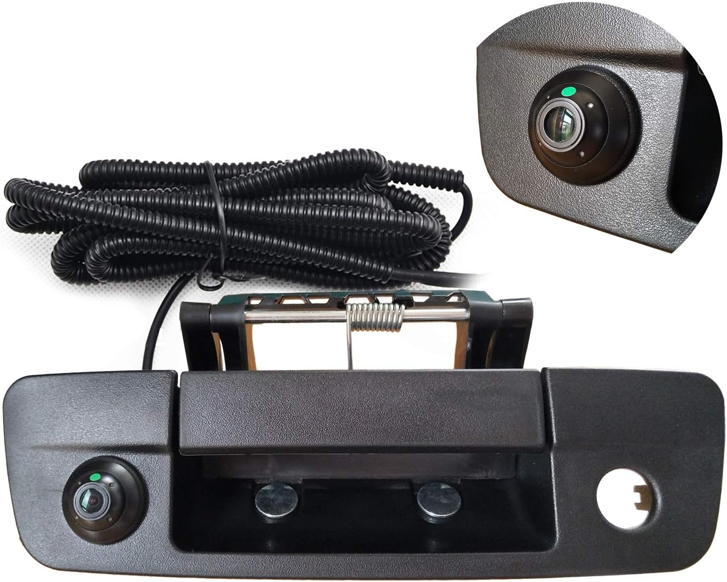 Best Cyber Monday 🔥 Dodge Ram Rear View Camera Backup Tailgate Handle Camera Car Camera Vehicle Specific Camera for Dodge Ram Years 2009-2012,Tailgate Door Handle Camera(Color: Black)
