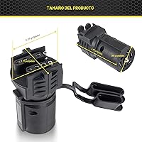 Vista 5 de Adaptador de remolque de 7 a 4 y 5 pines de Oyviny, diseño 2 en 1