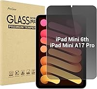 Vista 1 de ProCase Protector de pantalla de privacidad para iPad Mini 7ª (A17 Pro) 2024/Mini 6ª generación de 8.3 pulgadas 2021, protector de película