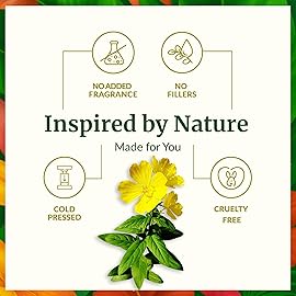 SVA Evening Primrose Oil Organic - 4 Fl Oz - 100% Natural Cold Pressed Organic Evening Primrose Oil - for Face, Skin Care, Hair Care, Scalp Massage & Body Massage - Carrier Oil with Dropper