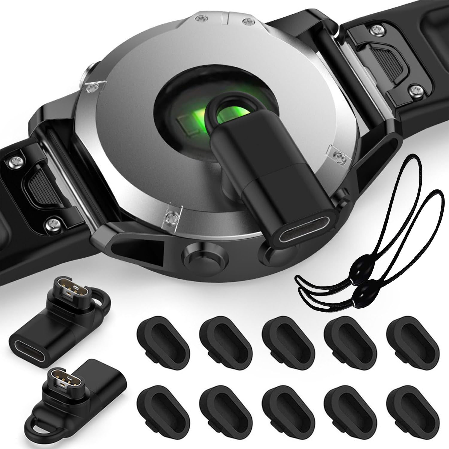 Evita suciedad en tu Garmin con este adaptador USB C y tapones antipolvo 8
