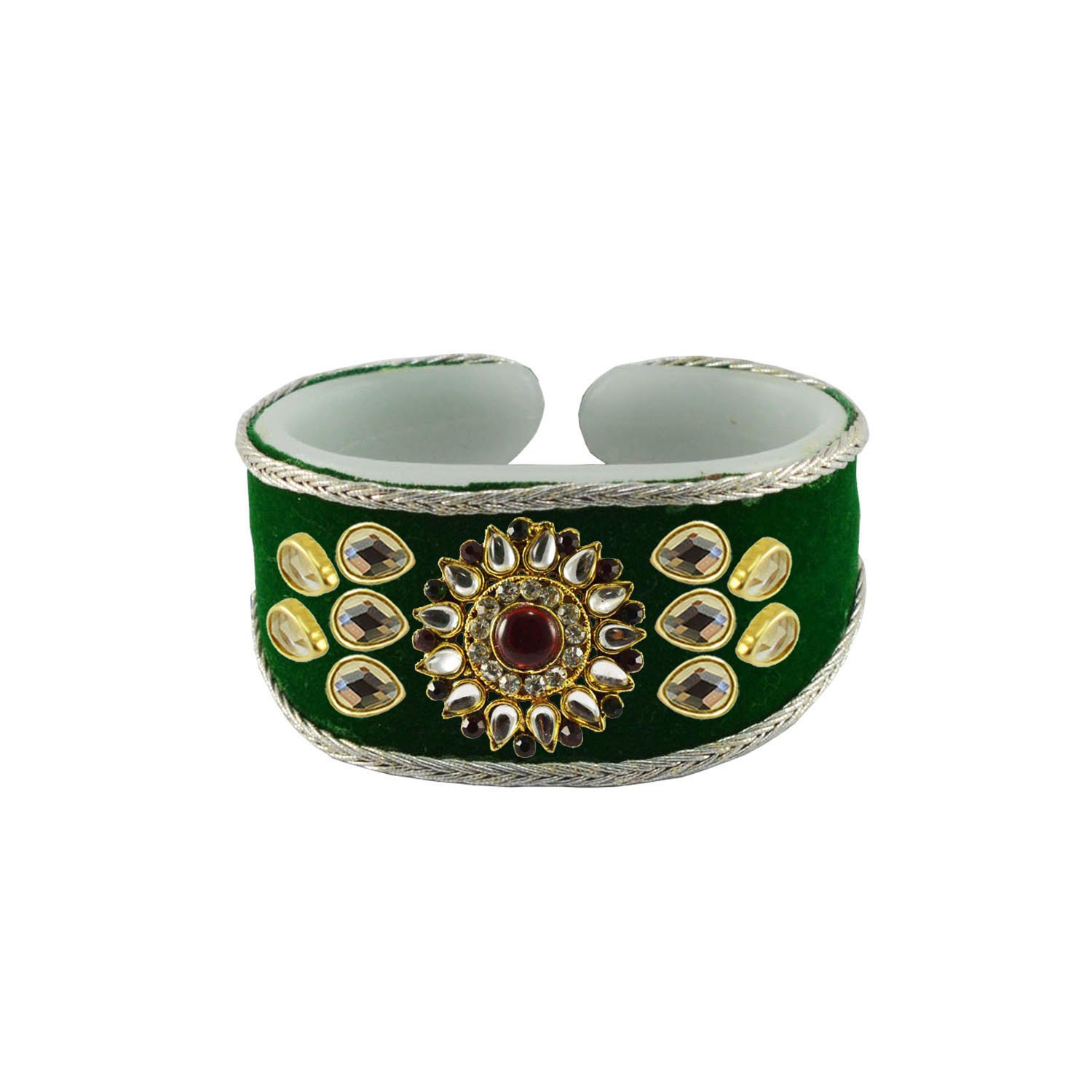 Vidhya Kangan Charm Bracelet for Women (Green) (ban5381) (B07636XVYM) Amazon Price History, Amazon Price Tracker