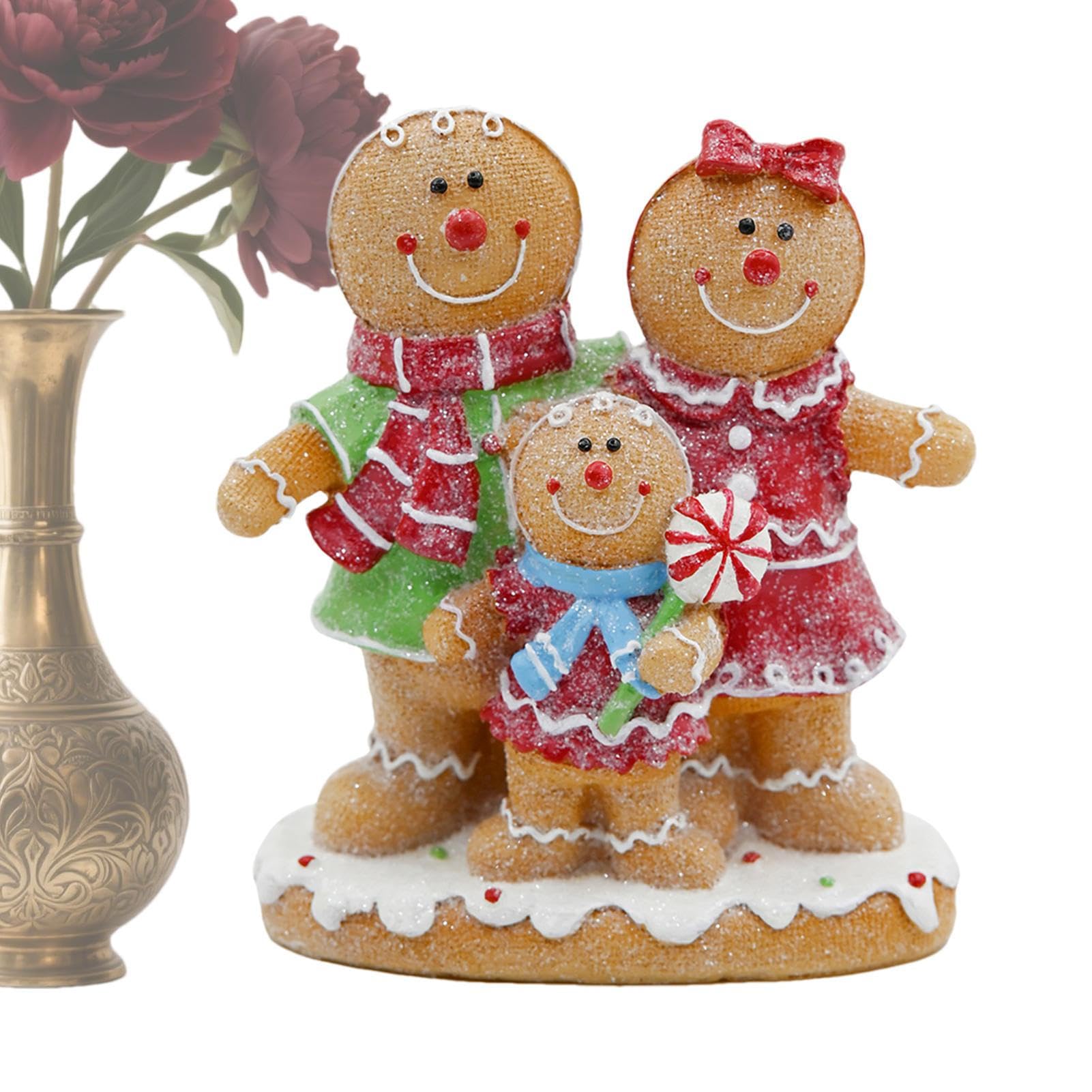 Figurines de Noël en résine incassables pour chambre d'enfant