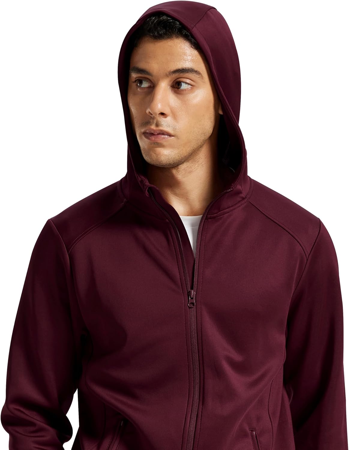 MoFiz Men's Tracksuits Sweatsuits for Men Athletic Set 2 Piece Track Suits Jogging Casual Warm Up Full Zip Running Sports Dark Red 2XL
