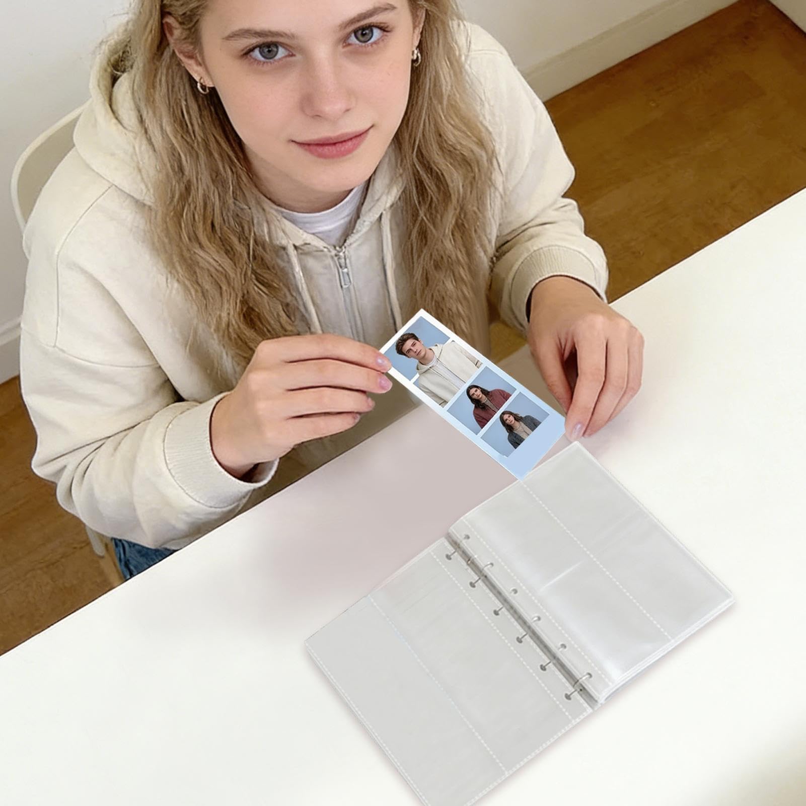 Album na zdjęcia, przezroczysty, ochronny album do organizowania wspomnień, idealny do kolekcji, wesel, dzieci, urodzin i imprez