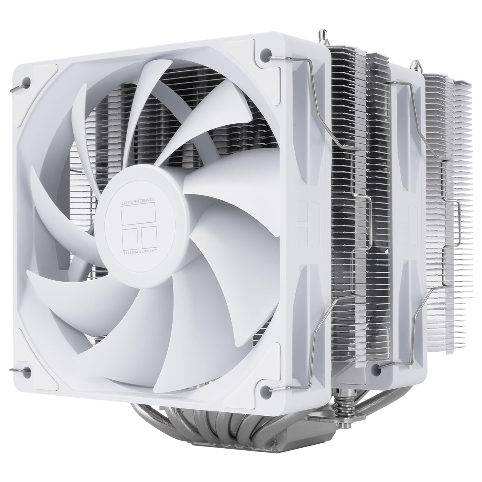 Thermalright Peerless Assassin 120 SE Blanco V2 Disipador CPU 1850RPM | Disipador de doble torre con 6 heat pipes, dos ventiladores PWM y soporte AM4/AM5, Intel LGA1700/1851