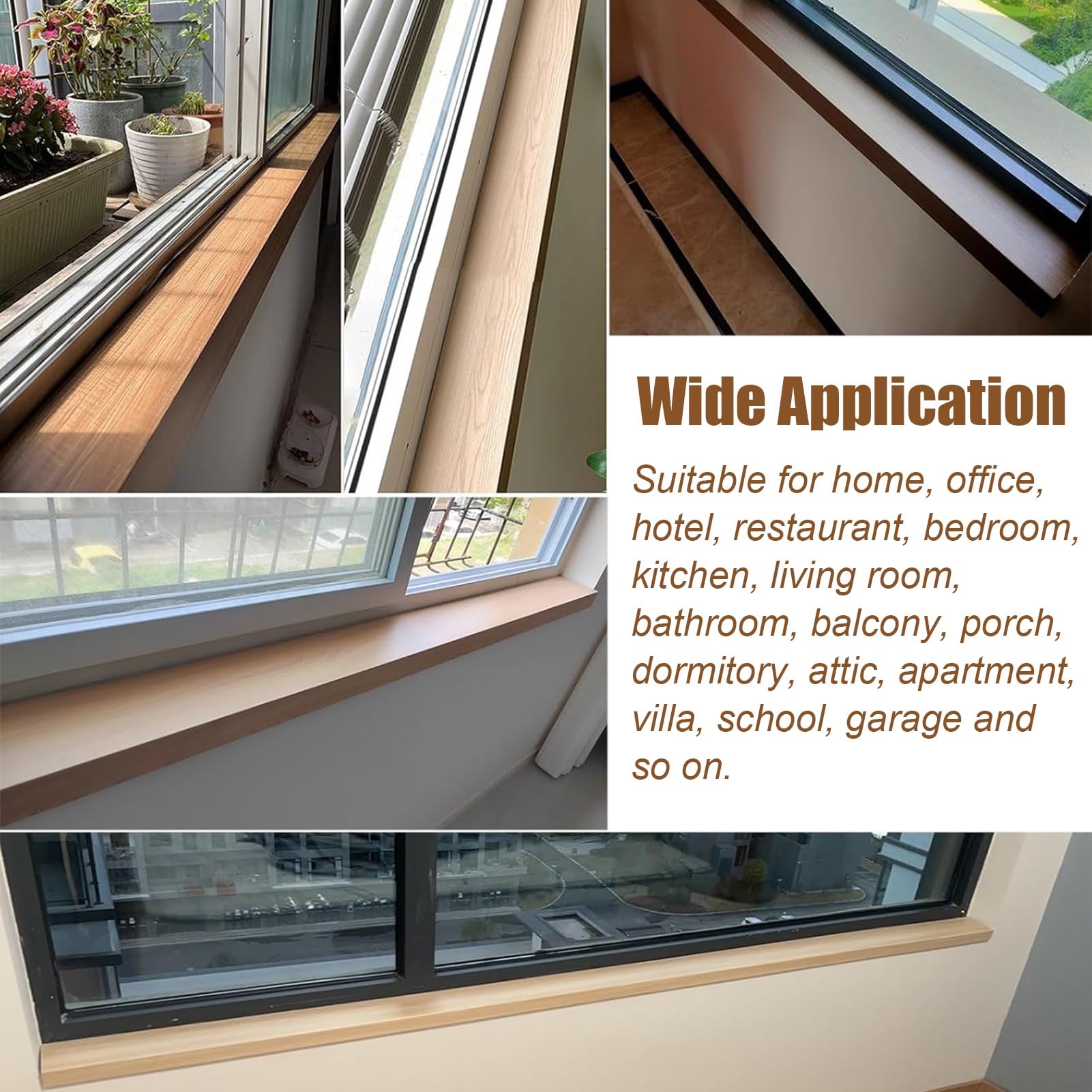 Copertura davanzale Finestra in PVC Acrilico, Protezione davanzale Finestra in Stile Marmo Grigio, Copertura davanzale Finestra Soggiorno/Balcone per rimodellamento davanzale Finestra (140x