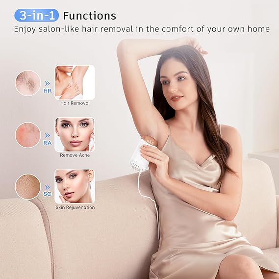 Laser Hair Removal with 5℃ Ice Cooling