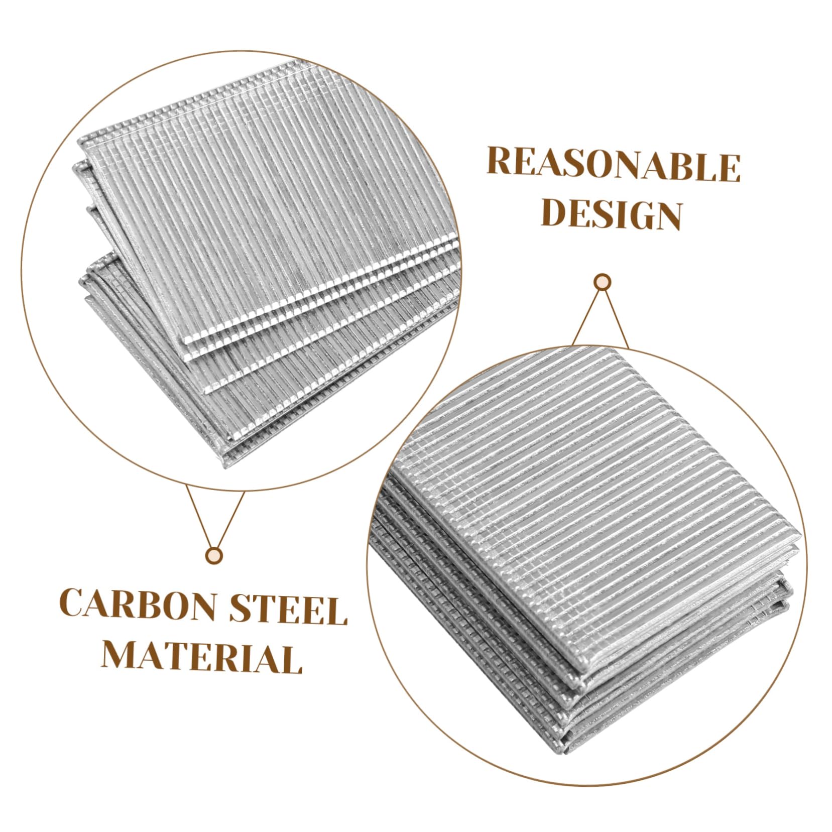 iplusmile 4080piezas Grapas De Acero Inoxidable Para Herramientas De Grapado Clavos Para Proyectos De Carpintería y Manualidades Resistencia y Durabilidad Trabajos De Bricolaje