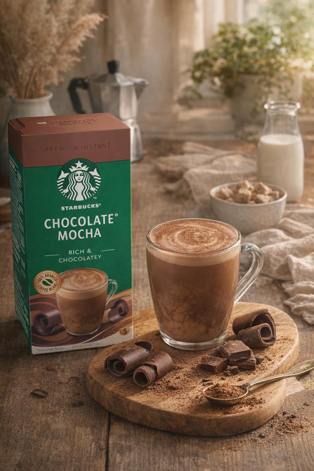Amazon.com : Starbucks Chocolate Mocha Premium Instant Coffee