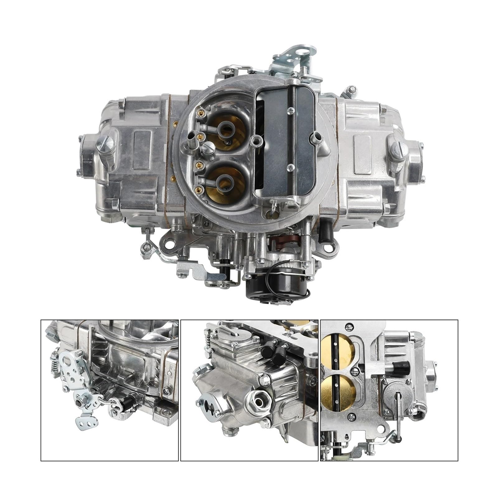 carburetor Carburateur Brawler à double pompe, 4 corps, 650 CFM, starter électrique BR-67255