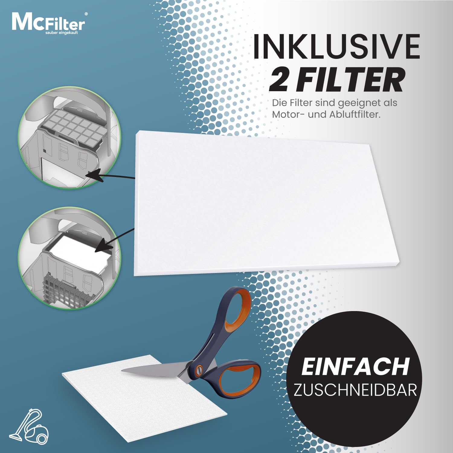 Amazon.de: McFilter | 10 Staubsaugerbeutel geeignet für Siemens 