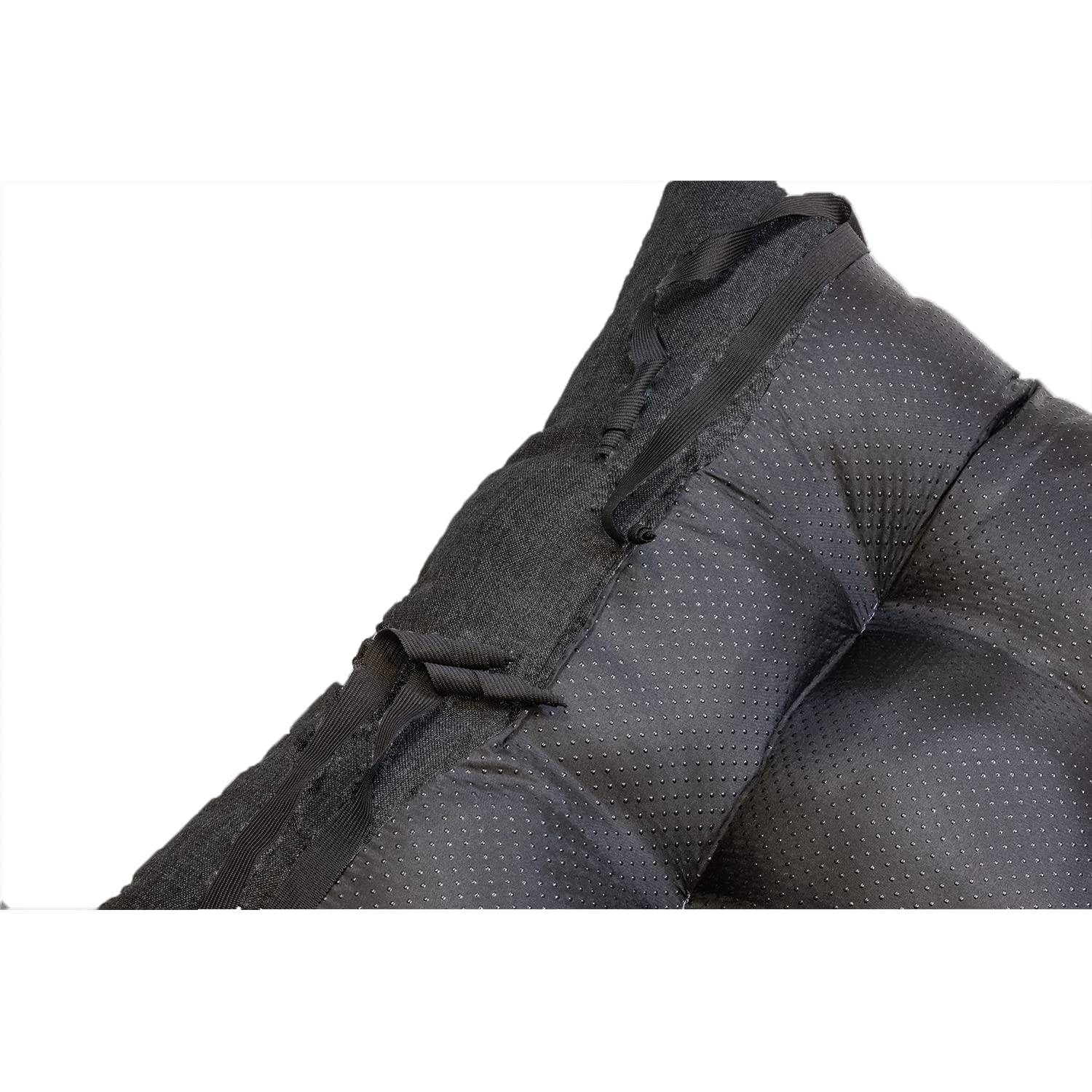 Grand Filippo Cuscino Per Sedia Da Esterno Con Schienale 50×50 Cm – Impermeabile, Antiscivolo, Corde Di Fissaggio – Grigio, Per Giardino E Balcone