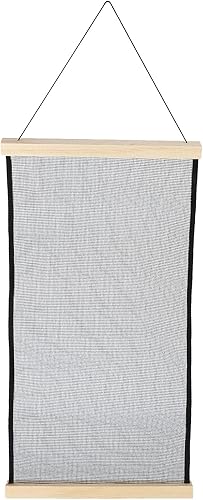 Fofetbfo Soporte de pared para pendientes, organizador de aretes de tela de malla, estante de joyería montado en la pared, organizador de joyas para