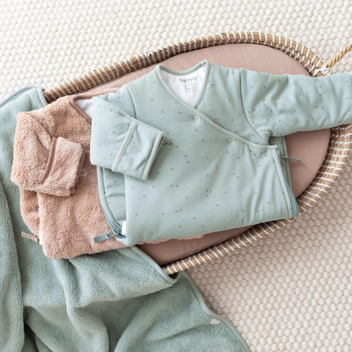 BEMINI Schlafsack Pady jersey + jersey tog 3 Mini lunar