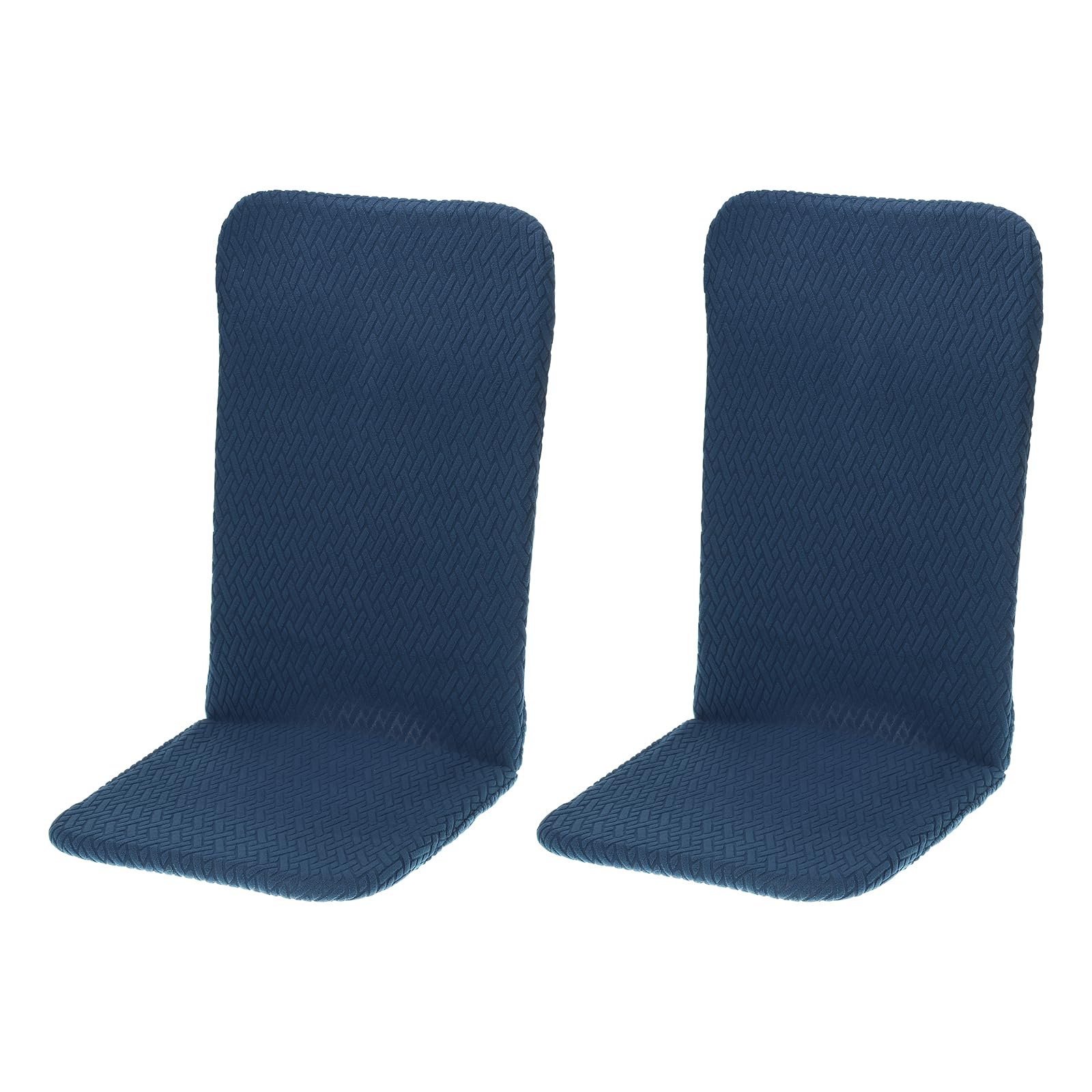 Housse de siège extensible bleu marine PATIKIL pour assise de chaise rectangulaire de salon