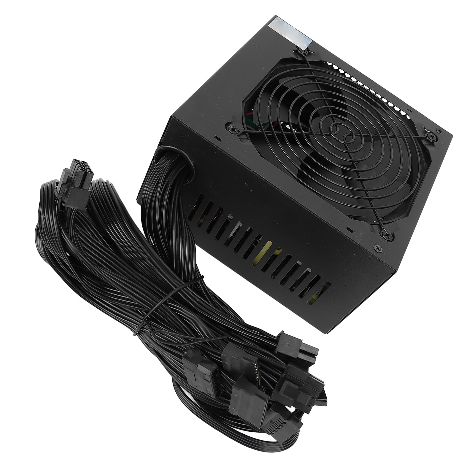 Sxhlseller Alimentatore ATX da 500 W con Controllo della Temperatura e Protezioni Multiple, Alimentatore per PC Desktop Ad Alta Efficienza per Piattaforme di Gioco e Double Core