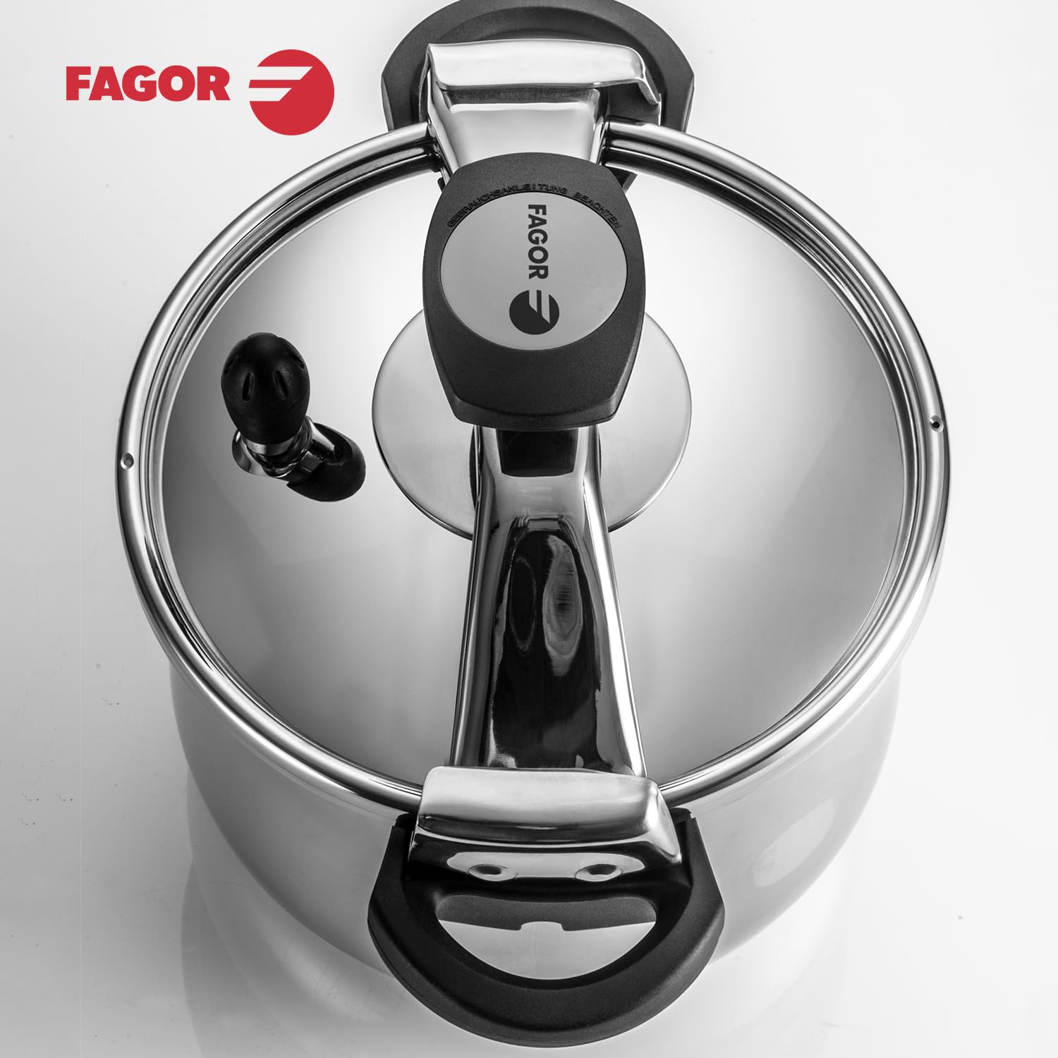 Fagor Clasica - Olla Express Rápida Tradicional 6L, Acero Inoxidable 18/10, Todo Tipo de Cocinas, Inducción, Mango Ergonómico, Fondo Termo-Difusor