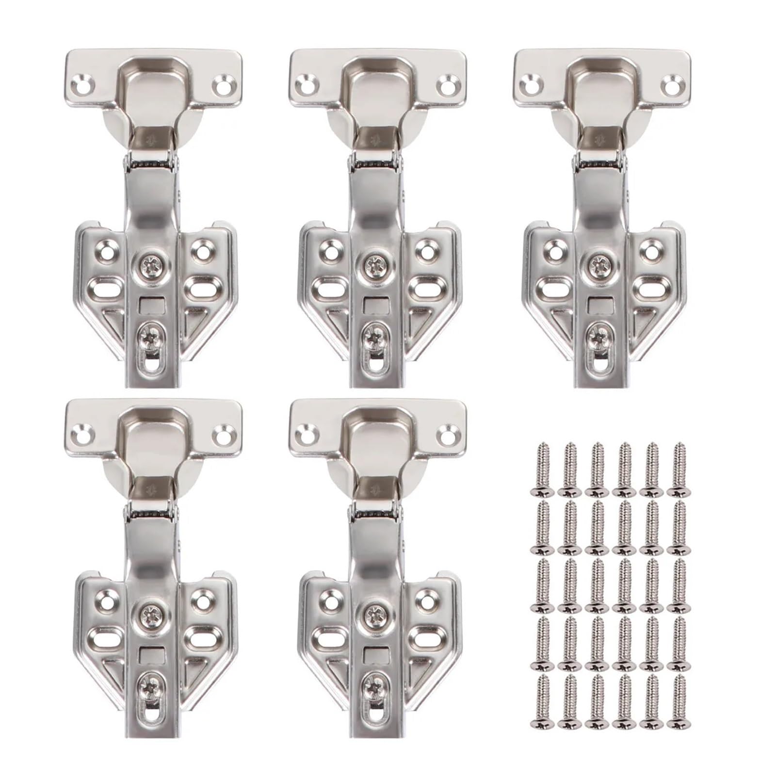 Bisagra De Cierre Suave SS, Paquete De 5 Placas De 1,2 Mm