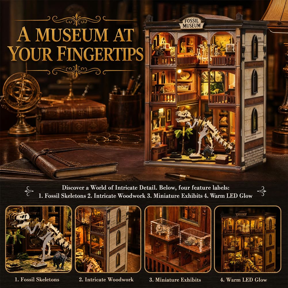 Kit fai da te in legno per casa delle bambole in miniatura, per adulti e adolescenti, con luce a LED, per familiari e amici, decorazione da scrivania, regalo unico
