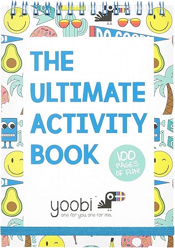 Miniatura 1 de Yoobi El libro de actividades definitivo, 100 páginas llenas de diversión para colorear, laberintos, búsquedas de palabras y rompecabezas, 0.5 x 5 x